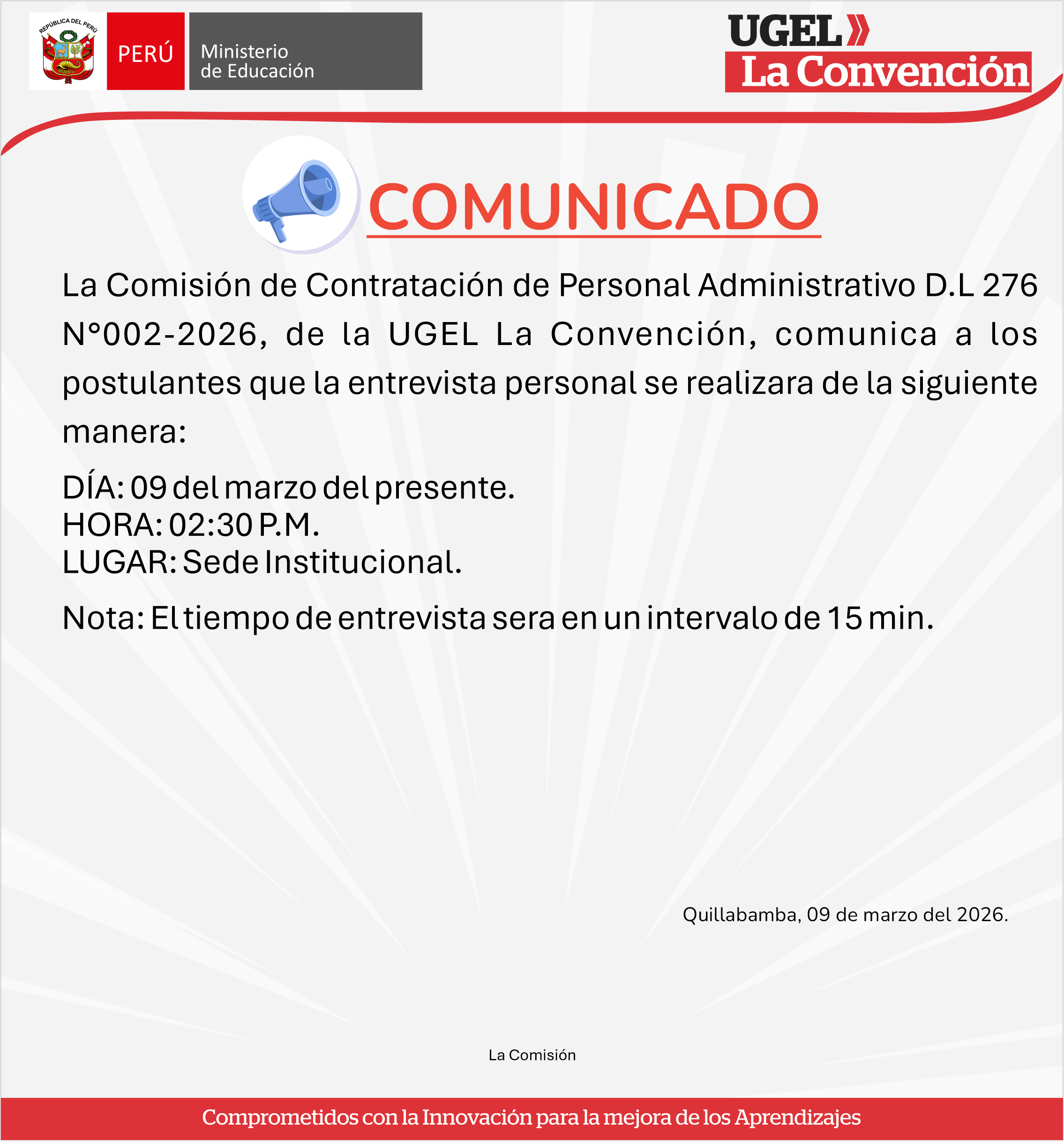 Comunicado EIB