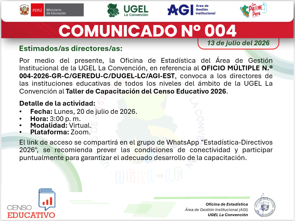 Comunicado